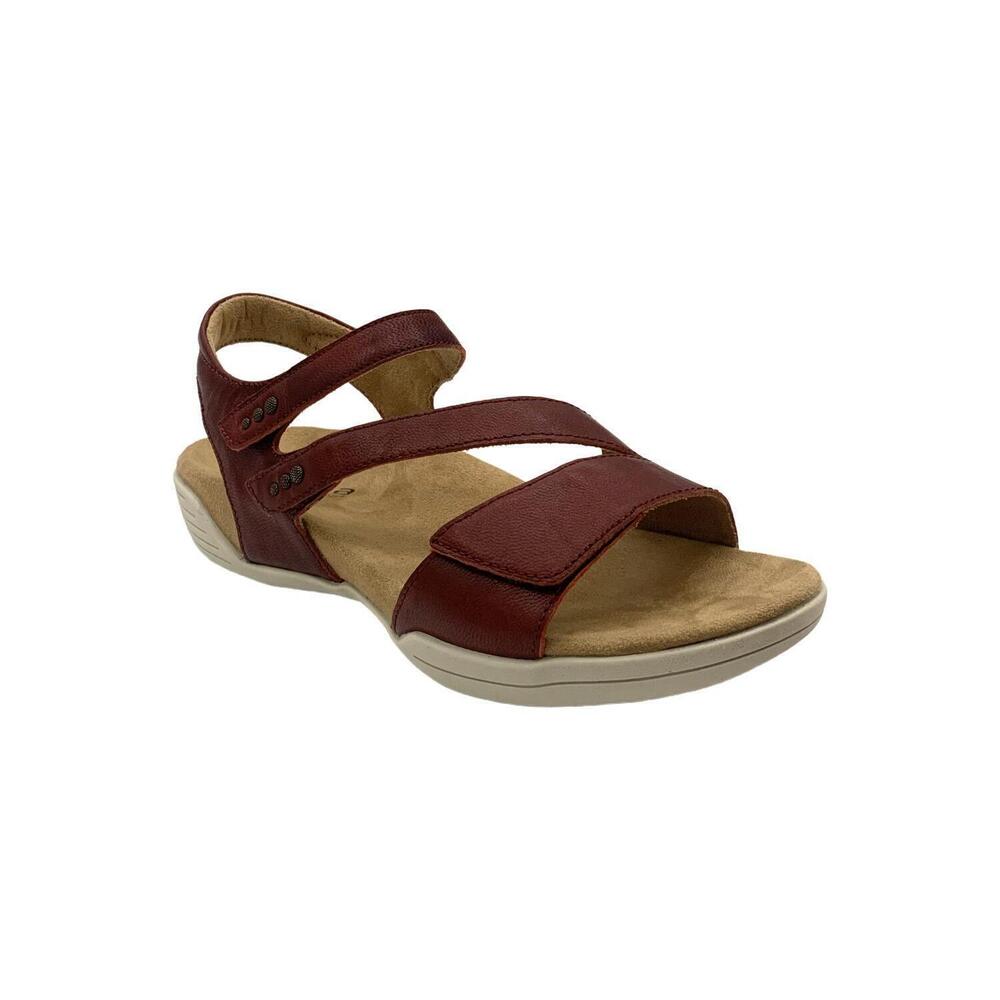 Halsa Women's Denia Sandals Red - Medium